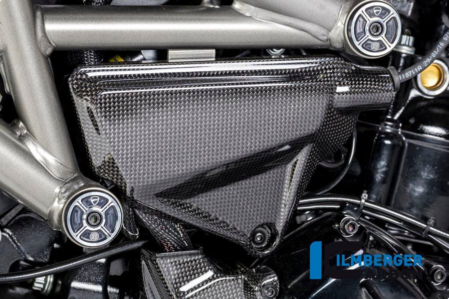 Ilmberger Carbon Fibre Left Cover Under The Frame for Ducati Diavel 1260 2019-22 - My Superbike Store