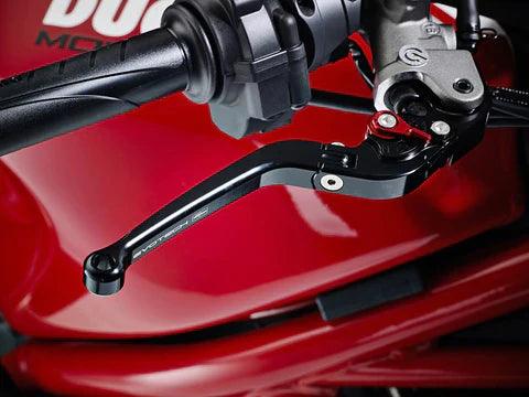 Evotech Performance Folding Clutch and Brake Lever Set for Ducati Monster 950 2022 - My Superbike Store