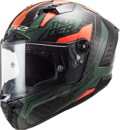 LS2 FF805 Thunder Chase Carbon Helmet - My Superbike Store