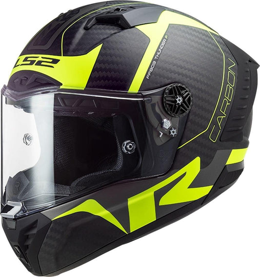 LS2 FF805 Thunder Racing1 Carbon Helmet - My Superbike Store