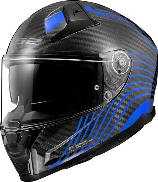 LS2 FF811 Vector II Carbon Flux Helmet - My Superbike Store