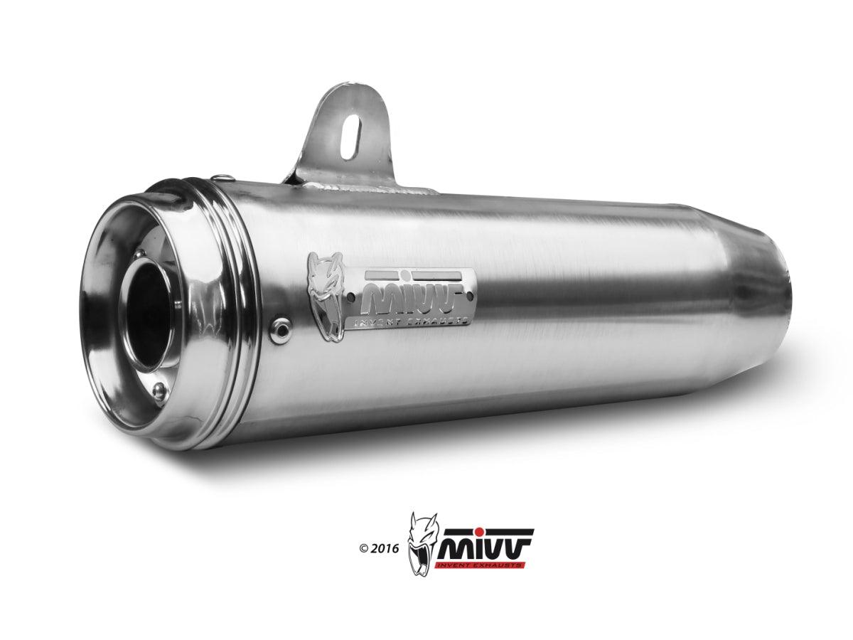 Mivv Ghibli S Slip-On Exhaust for Kawasaki Z900RS 2018-22 - My Superbike Store