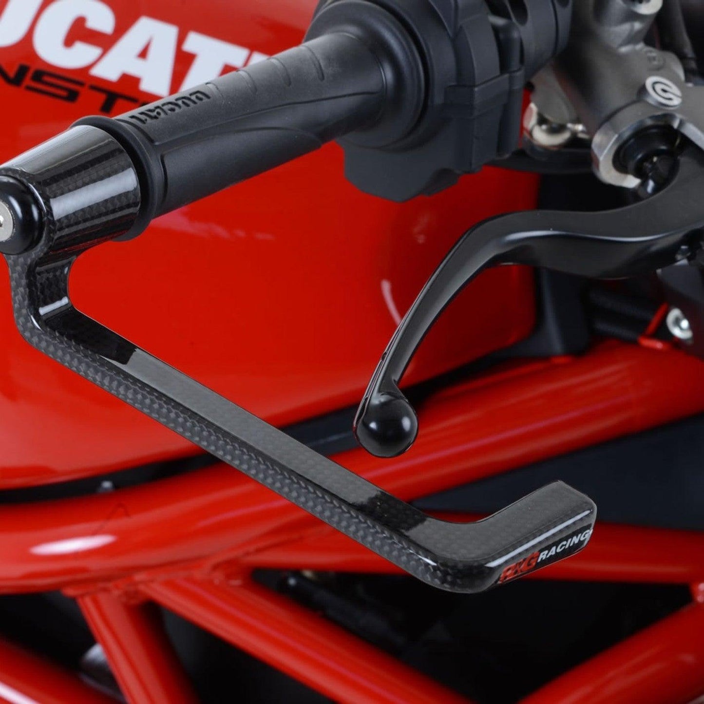 R&G Carbon Fibre Lever Guard for Ducati SuperSport - My Superbike Store