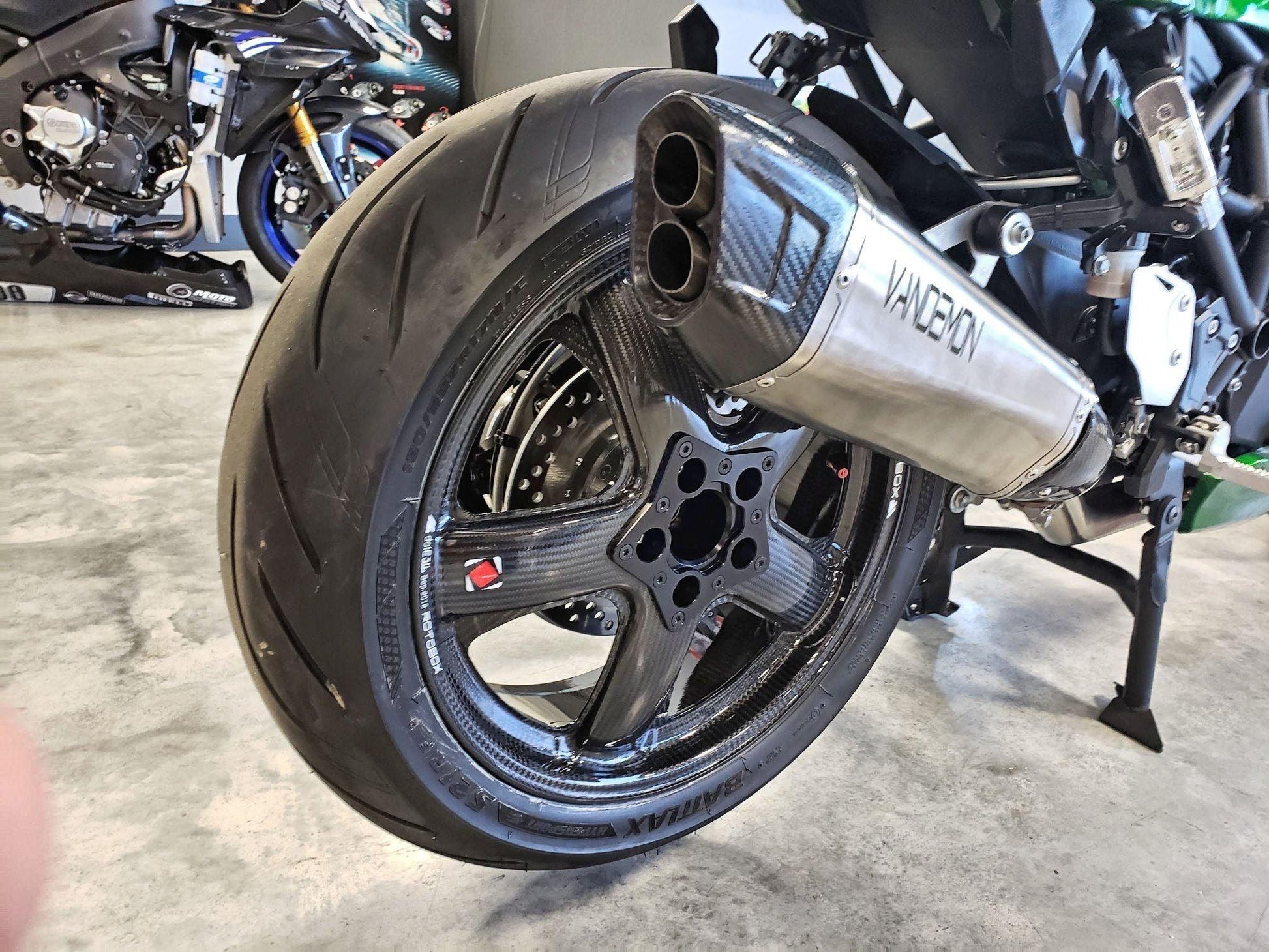 Vandemon Titanium Full Exhaust System for Kawasaki Ninja H2 SX - My Superbike Store