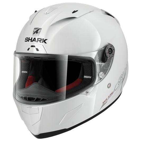 Shark Race-R Pro White Helmet - My Superbike Store