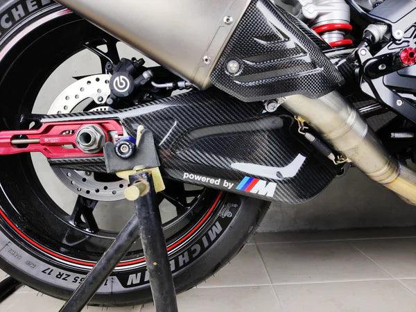 RPM Carbon Fiber Swingarm Covers Protectors Style B For BMW S 1000 R 2021-22 - My Superbike Store