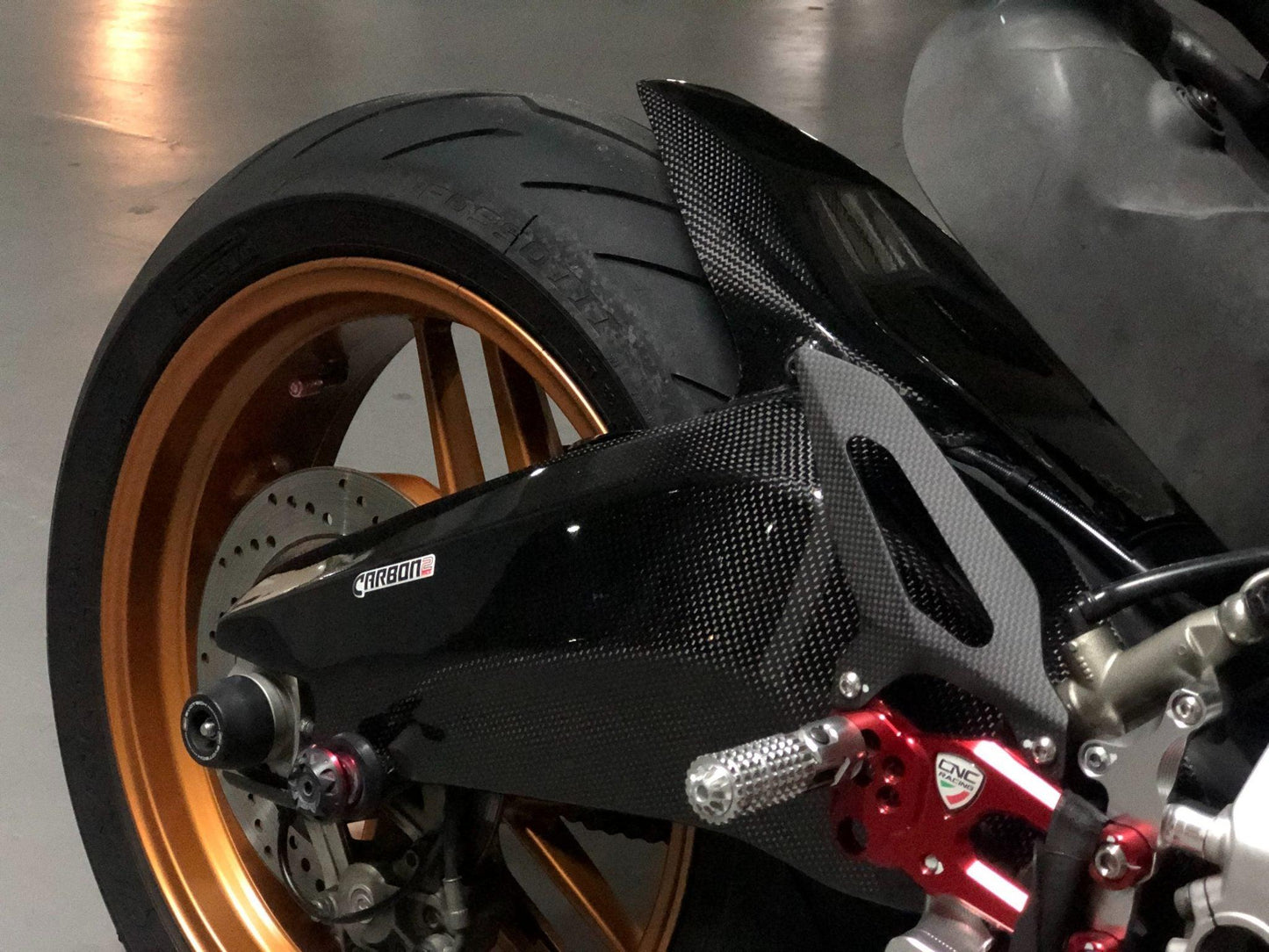 Carbon2Race Carbon Fiber Swingarm Cover for Ducati Panigale 959 - My Superbike Store