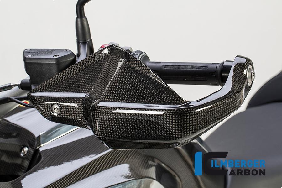 Ilmberger Carbon Fibre Left Hand Protectors for BMW R 1200 GSA 2014-22 - My Superbike Store