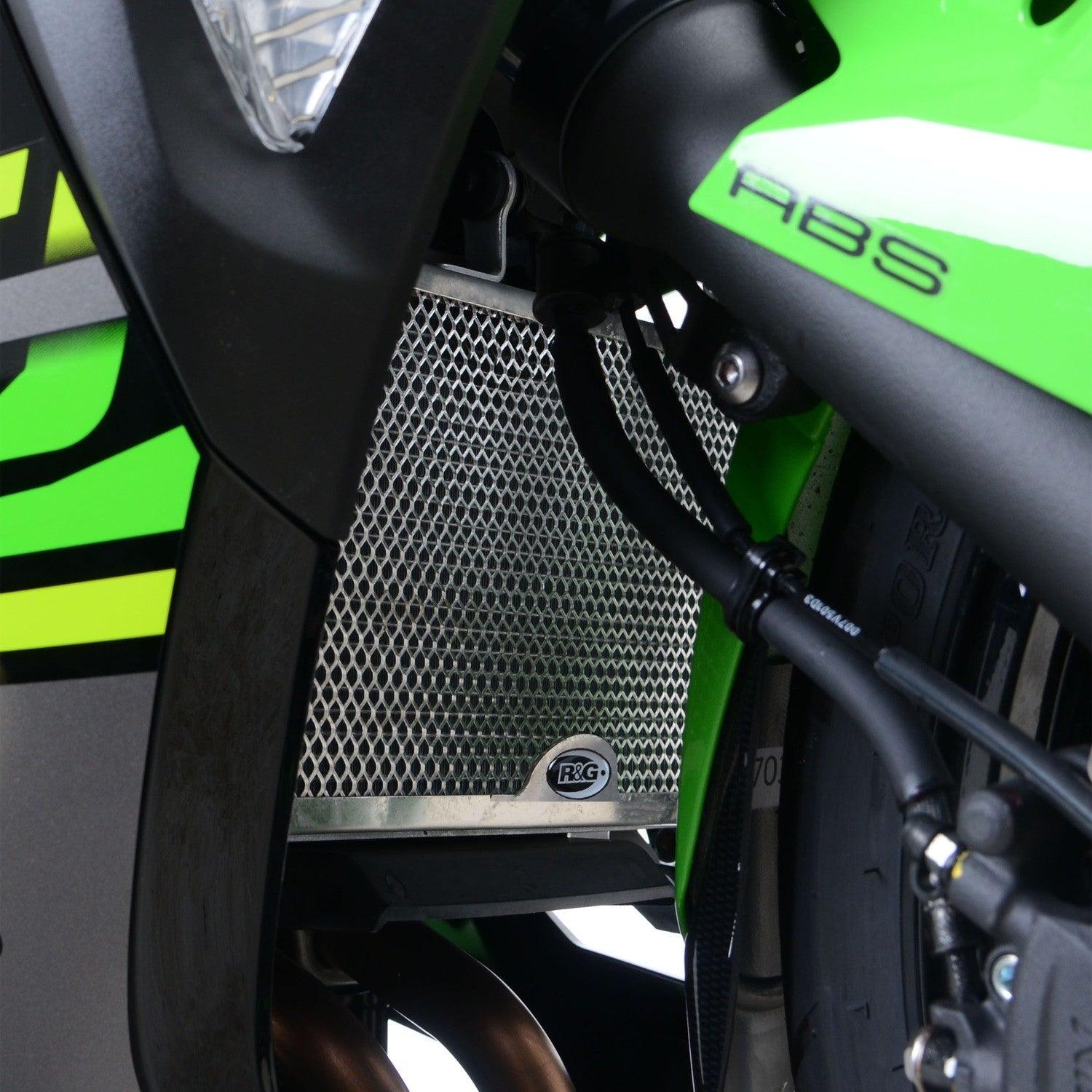 R&G Radiator Guard for Kawasaki Ninja 400 - My Superbike Store