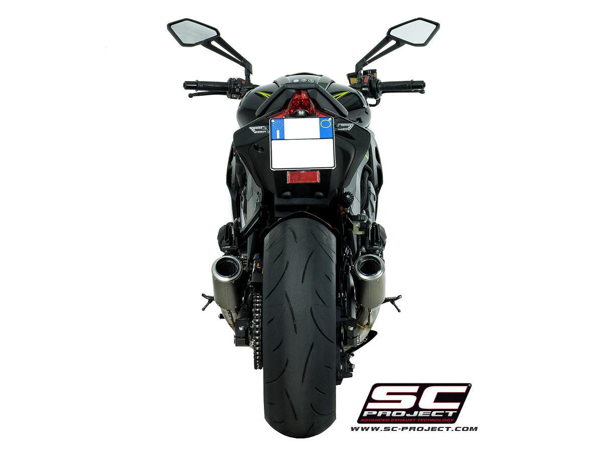 SC Project CR-T Slip-On Exhaust for Kawasaki Z1000 2017-20 - My Superbike Store