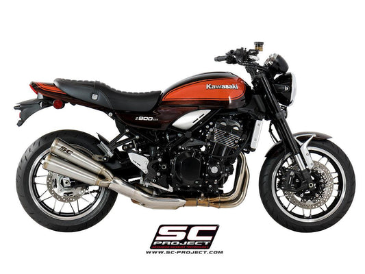 SC Project Twin Conic 70'S Slip-On Exhaust for Kawasaki Z900RS - My Superbike Store