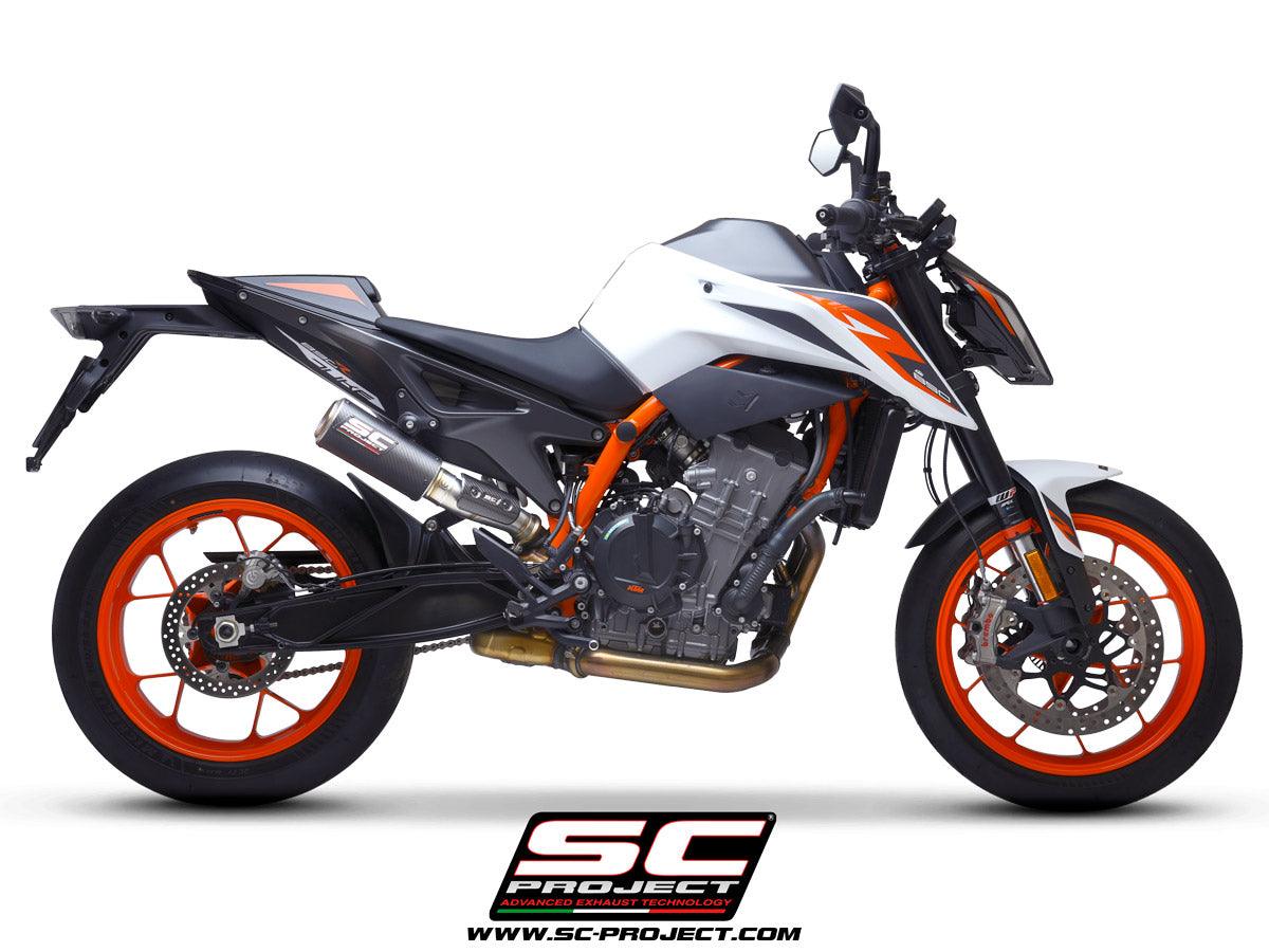 SC Project CR-T M2 Slip-On Exhaust for KTM Duke 790 2018-20 - My Superbike Store