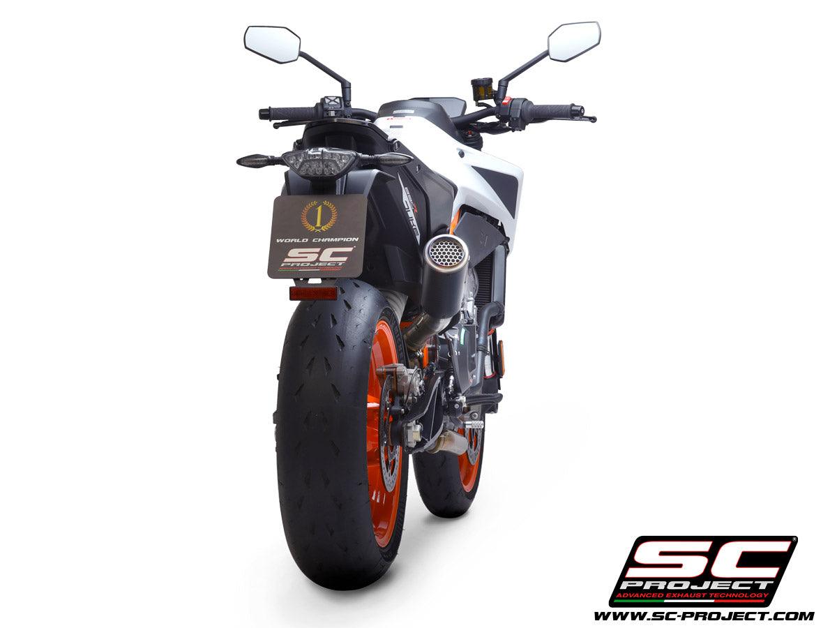 SC Project CR-T M2 Slip-On Exhaust for KTM Duke 790 2018-20 - My Superbike Store