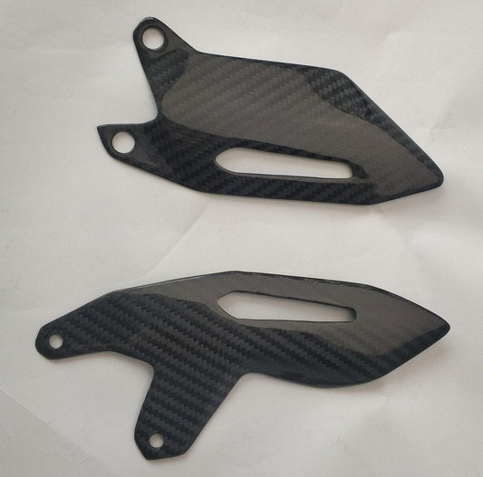 Motocomposites Heel Guards in 100% Carbon Fiber for Kawasaki Ninja H2 - My Superbike Store