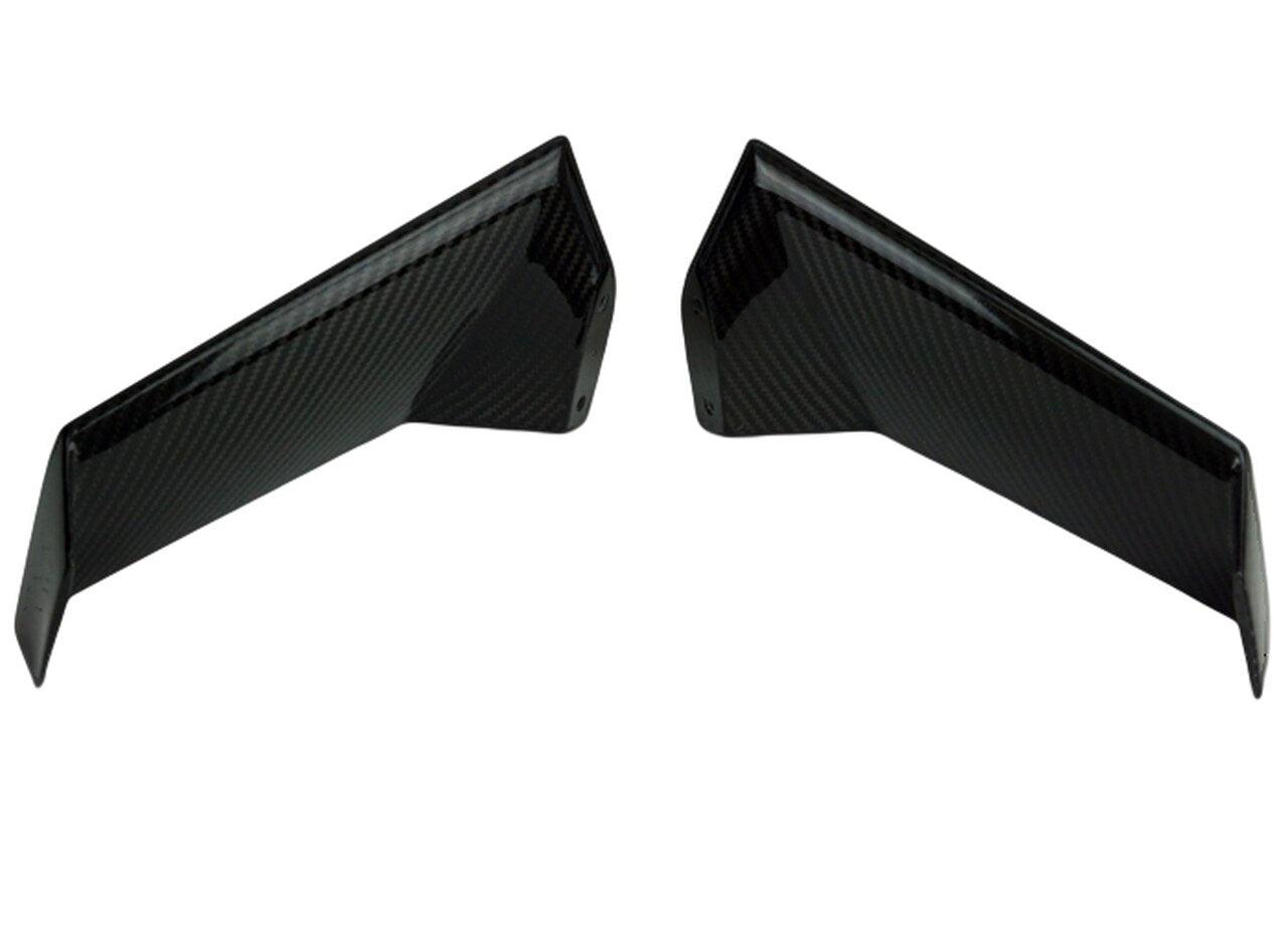 Motocomposites Upper Wings in Carbon with Fiberglass for Kawasaki Ninja H2 - My Superbike Store