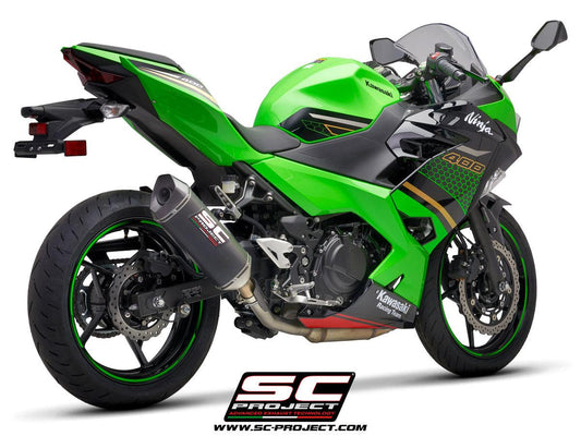 SC Project SC1-M Slip-On Exhaust for Kawasaki Ninja 400 2018-22 - My Superbike Store