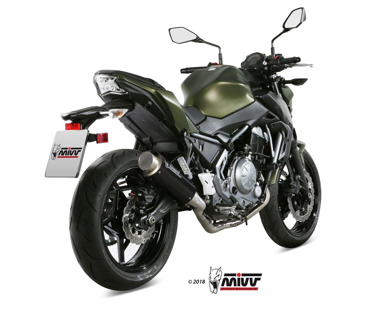 Mivv GP Pro Full Exhaust System for Kawasaki Z650 2017-22 - My Superbike Store