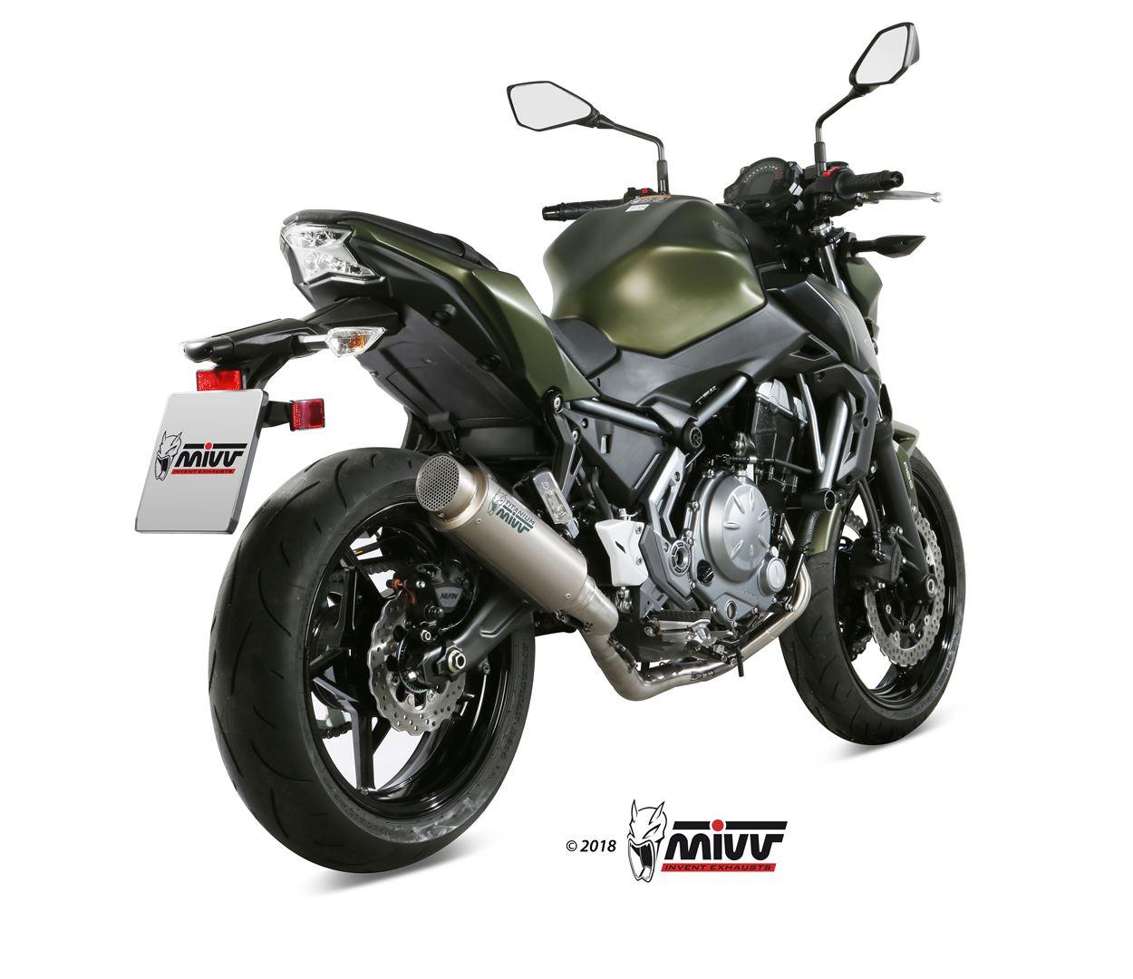 Mivv GP Pro Full Exhaust System for Kawasaki Z650 2017-22 - My Superbike Store