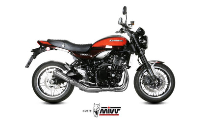 Mivv Ghibli S Slip-On Exhaust for Kawasaki Z900RS 2018-22 - My Superbike Store