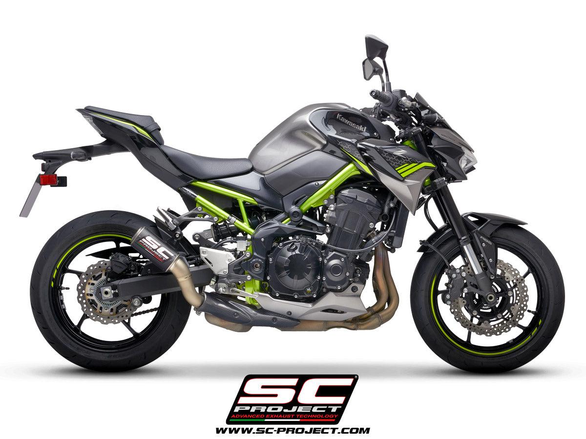 SC Project CR-T Slip-On Exhaust for Kawasaki Z900 2020-2023 - My Superbike Store