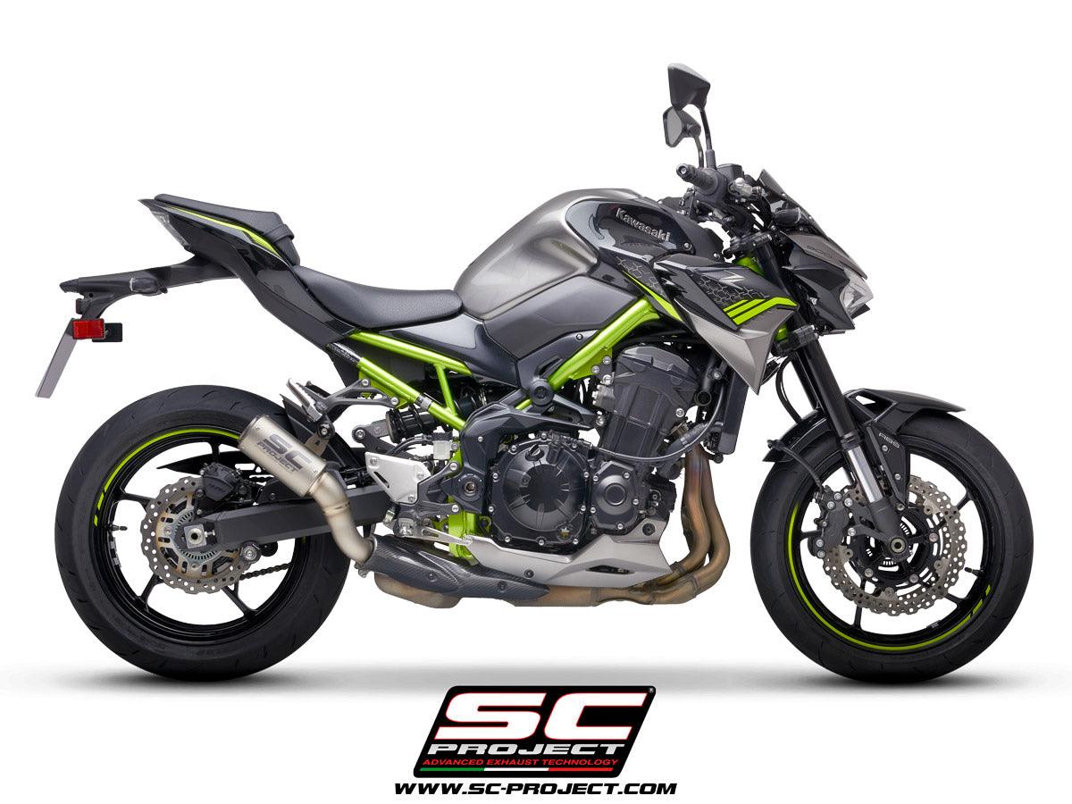 SC Project CR-T Slip-On Exhaust for Kawasaki Z900 2020-2023 - My Superbike Store