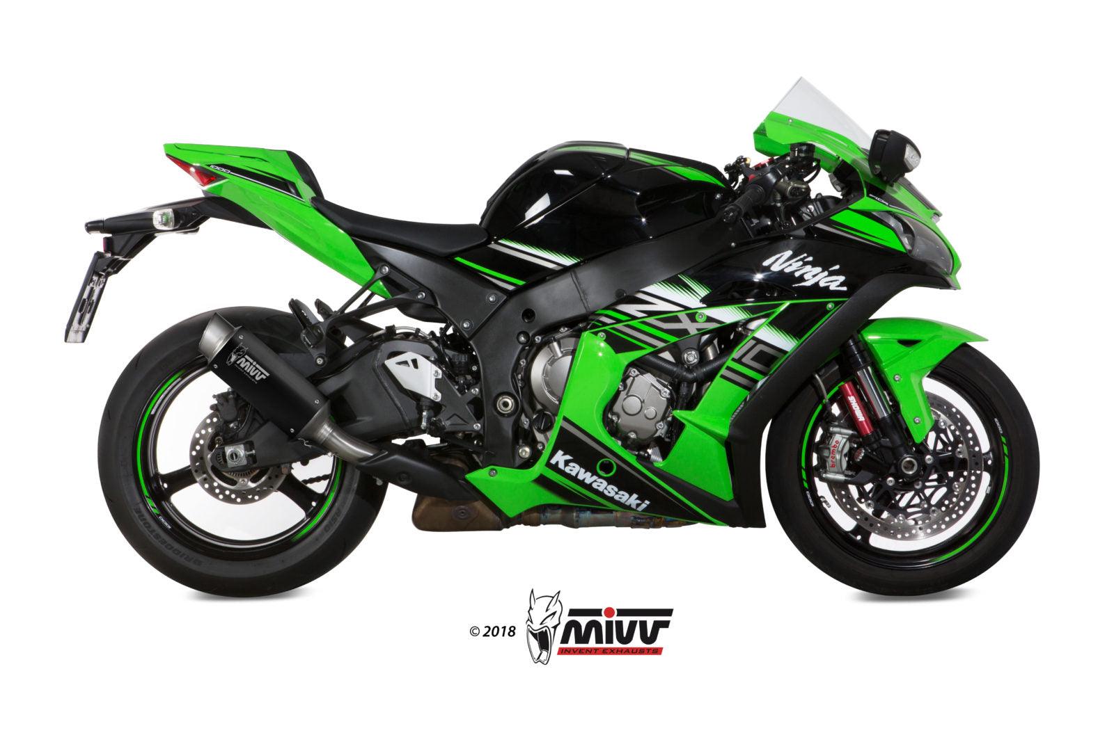 Mivv GP Pro Slip-On Exhaust for Kawasaki ZX-10R 2016-22 - My Superbike Store