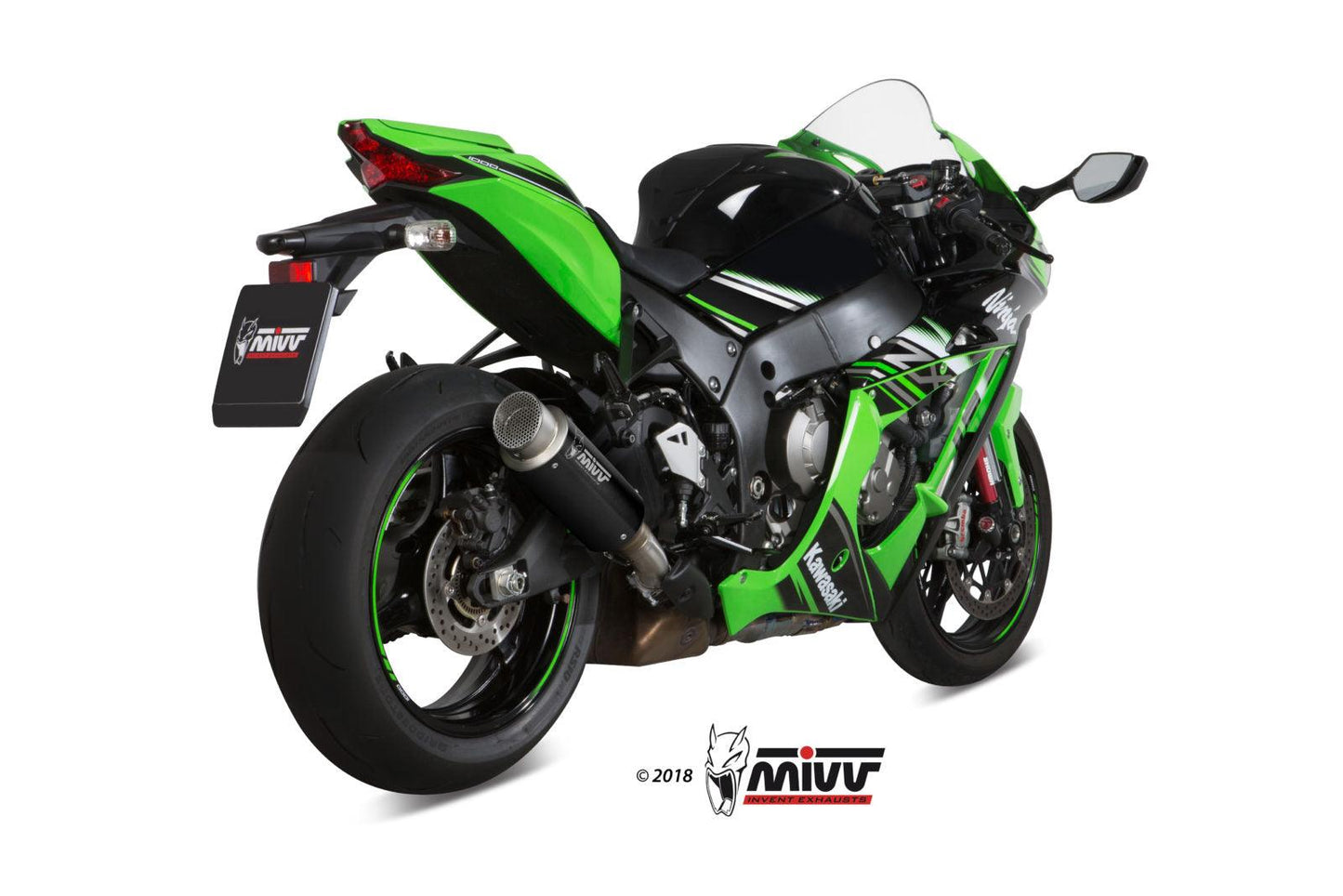 Mivv GP Pro Slip-On Exhaust for Kawasaki ZX-10R 2016-22 - My Superbike Store