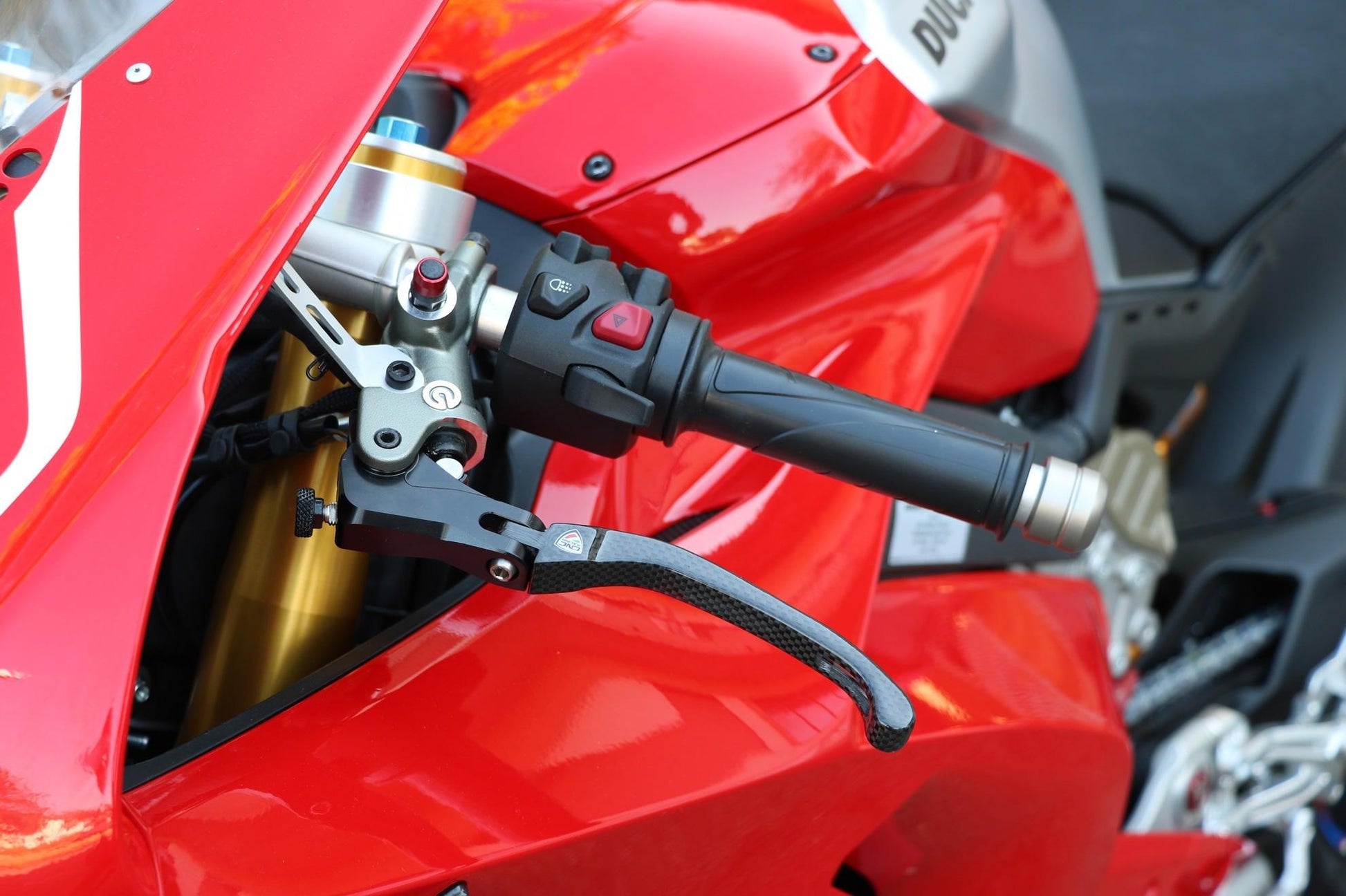 CNC Racing Carbon Fibre Folding Lever for Ducati Monster 937 - My Superbike Store