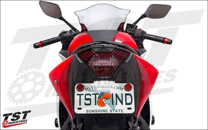 TST Low Profile Universal Fit License Plate Light for Kawasaki Ninja 300 - My Superbike Store