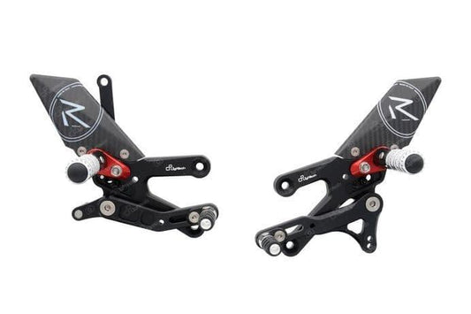 LighTech R Version Adjustable Rearsets for Yamaha R3 2015-22 - My Superbike Store