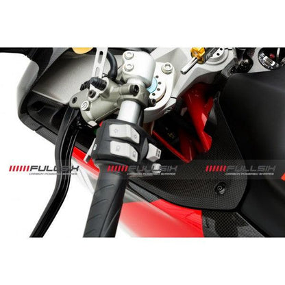 FullSix Carbon Fiber Airtube Covers Set For Ducati SuperSport - My Superbike Store