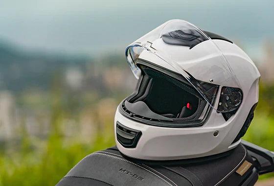 Sena Momentum Lite Bluetooth-Integrated White Helmet - My Superbike Store