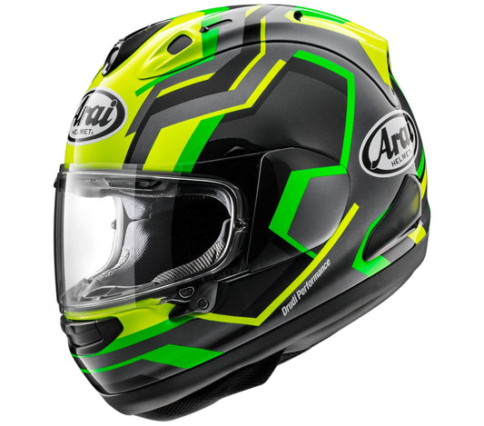 ARAI CORSAIR-X RSW GREEN HELMET - My Superbike Store