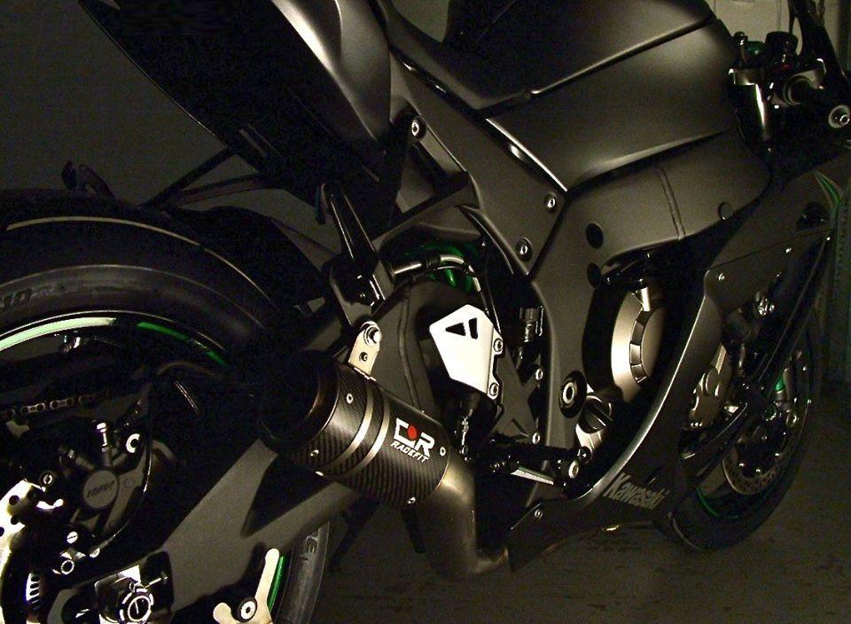 Racefit Growler Titanium Carbon Slip-On Exhaust for Kawasaki ZX-10R - My Superbike Store