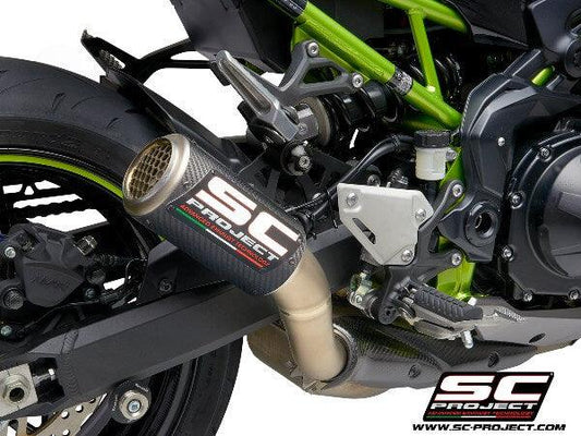 [SALE] SC Project CRT Carbon Fiber Slip-On Exhaust for Kawasaki Z900 2020 - My Superbike Store