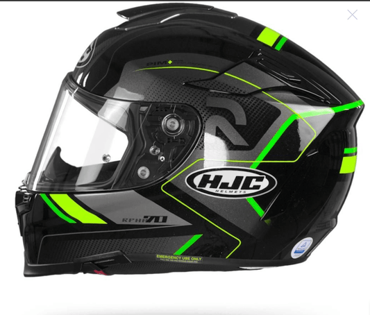 HJC RPHA 70 COPTIC MC4H BLACK GREY GREEN Helmet - My Superbike Store