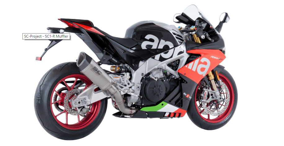 SC Project SC1-R Slip-On Exhaust for Aprilia RSV4 RR - My Superbike Store