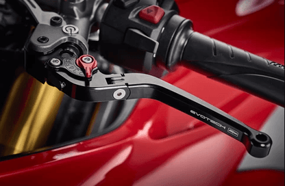 Evotech Performance Short Clutch and Brake Lever Set for Ducati Streetfighter V4 - My Superbike Store