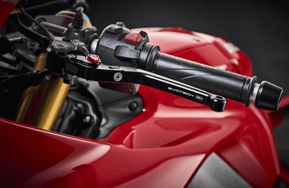 Evotech Performance Short Clutch and Brake Lever Set for Ducati Streetfighter V4 - My Superbike Store