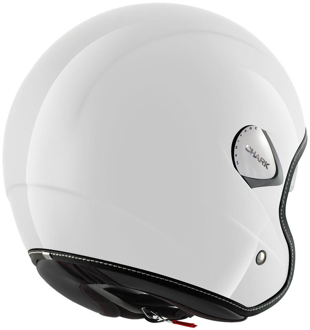 [SALE] Shark Heritage Jet White Helmet - L - My Superbike Store