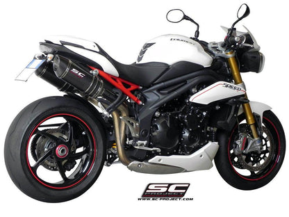 SC Project Oval Exhaust for TRIUMPH SPEED TRIPLE 1050 (2011-15) - My Superbike Store