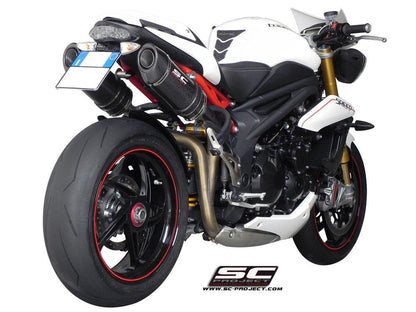 SC Project Oval Exhaust for TRIUMPH SPEED TRIPLE 1050 (2011-15) - My Superbike Store