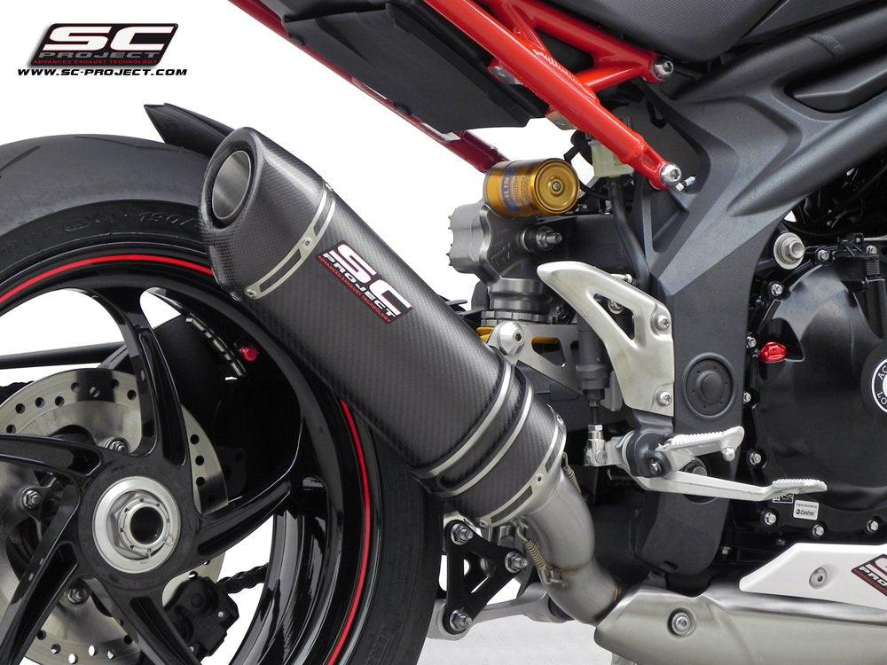 SC Project Oval Lower Position Exhaust for TRIUMPH SPEED TRIPLE 1050 (2011-15) - My Superbike Store