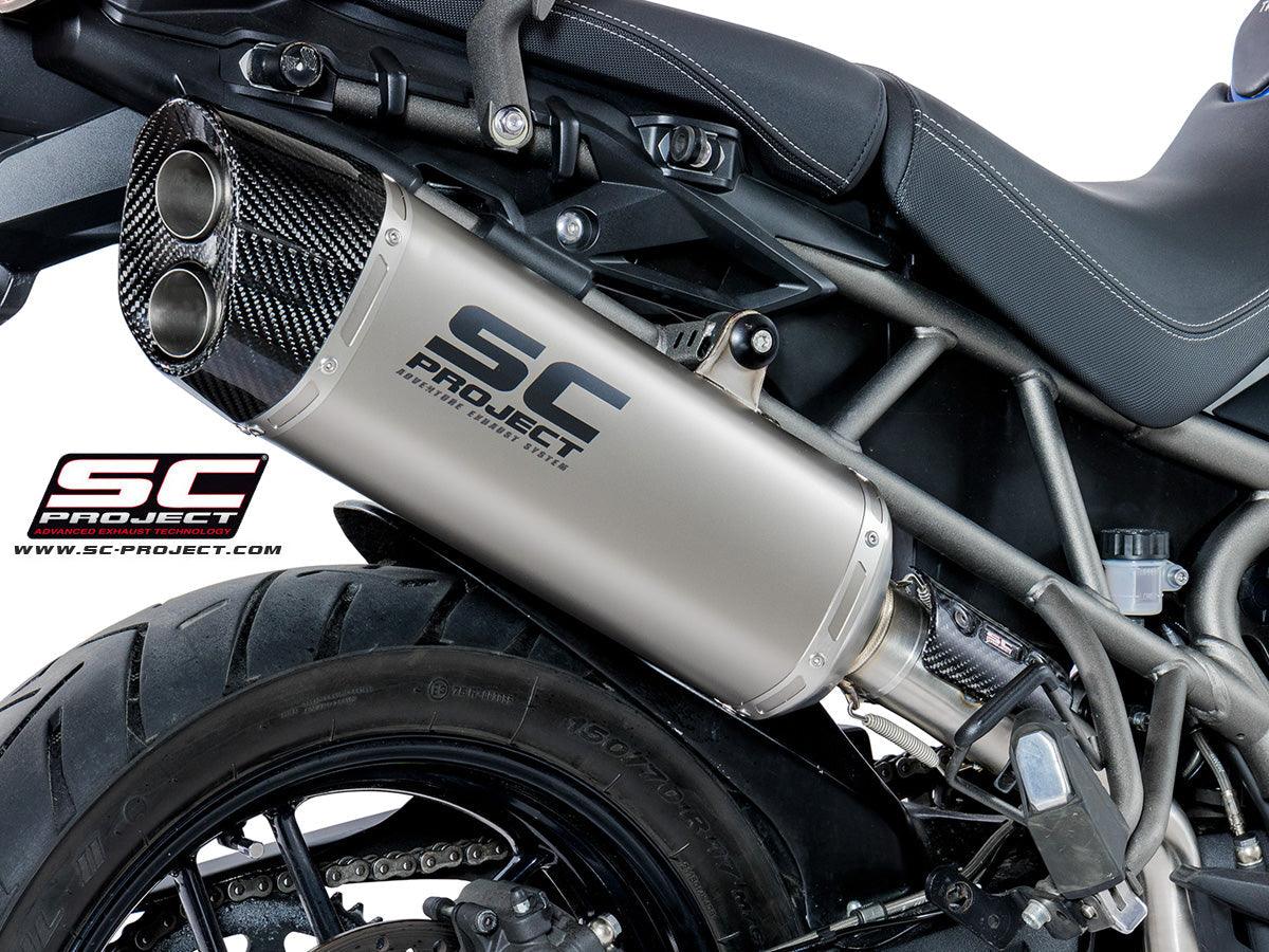 SC Project Adventure Slip-On Exhaust For Triumph Tiger 800 (2017-20) - My Superbike Store