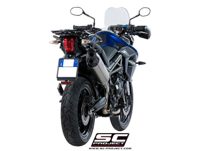 SC Project Adventure Slip-On Exhaust For Triumph Tiger 800 (2017-20) - My Superbike Store