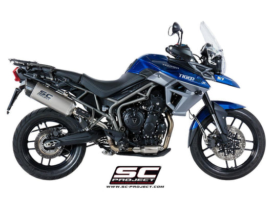 SC Project Adventure Slip-On Exhaust For Triumph Tiger 800 (2017-20) - My Superbike Store