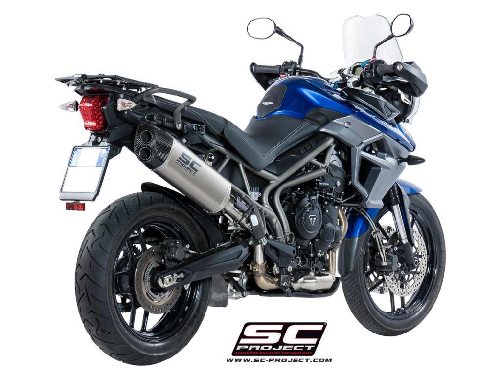 SC Project Adventure Slip-On Exhaust For Triumph Tiger 800 (2017-20) - My Superbike Store