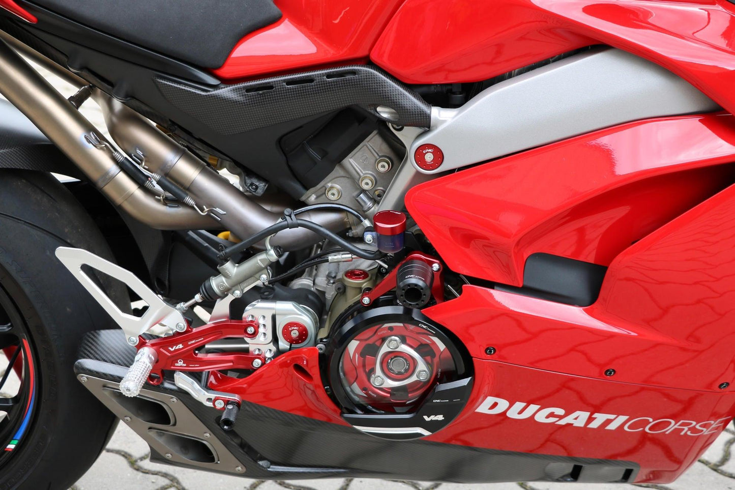 CNC Racing Crash Protectors For Ducati Panigale V4 S - My Superbike Store