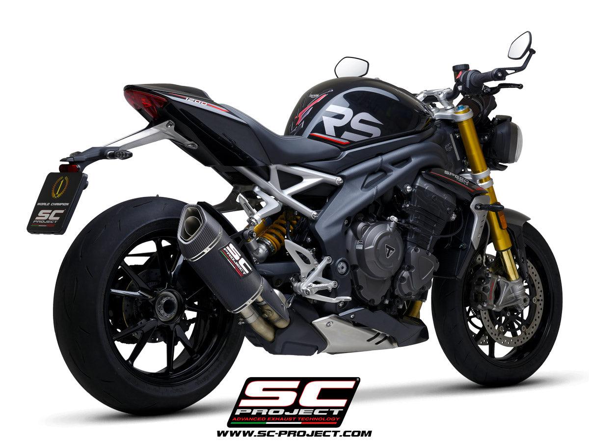 SC Project SC1-R GT Slip-On Exhaust for Triumph Speed Triple 1200 RS 2021-23 - My Superbike Store