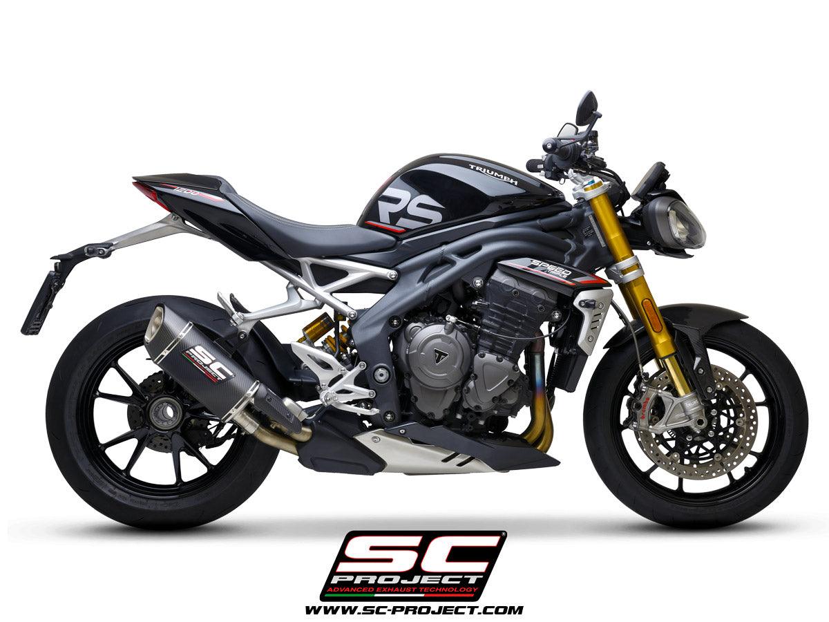 SC Project SC1-R GT Slip-On Exhaust for Triumph Speed Triple 1200 RS 2021-23 - My Superbike Store